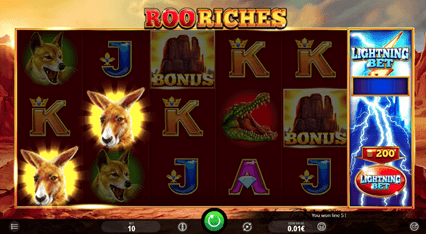 Roo riches at 10Cric Casino